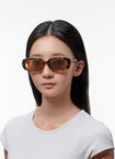 Havana Oval Sunglasses