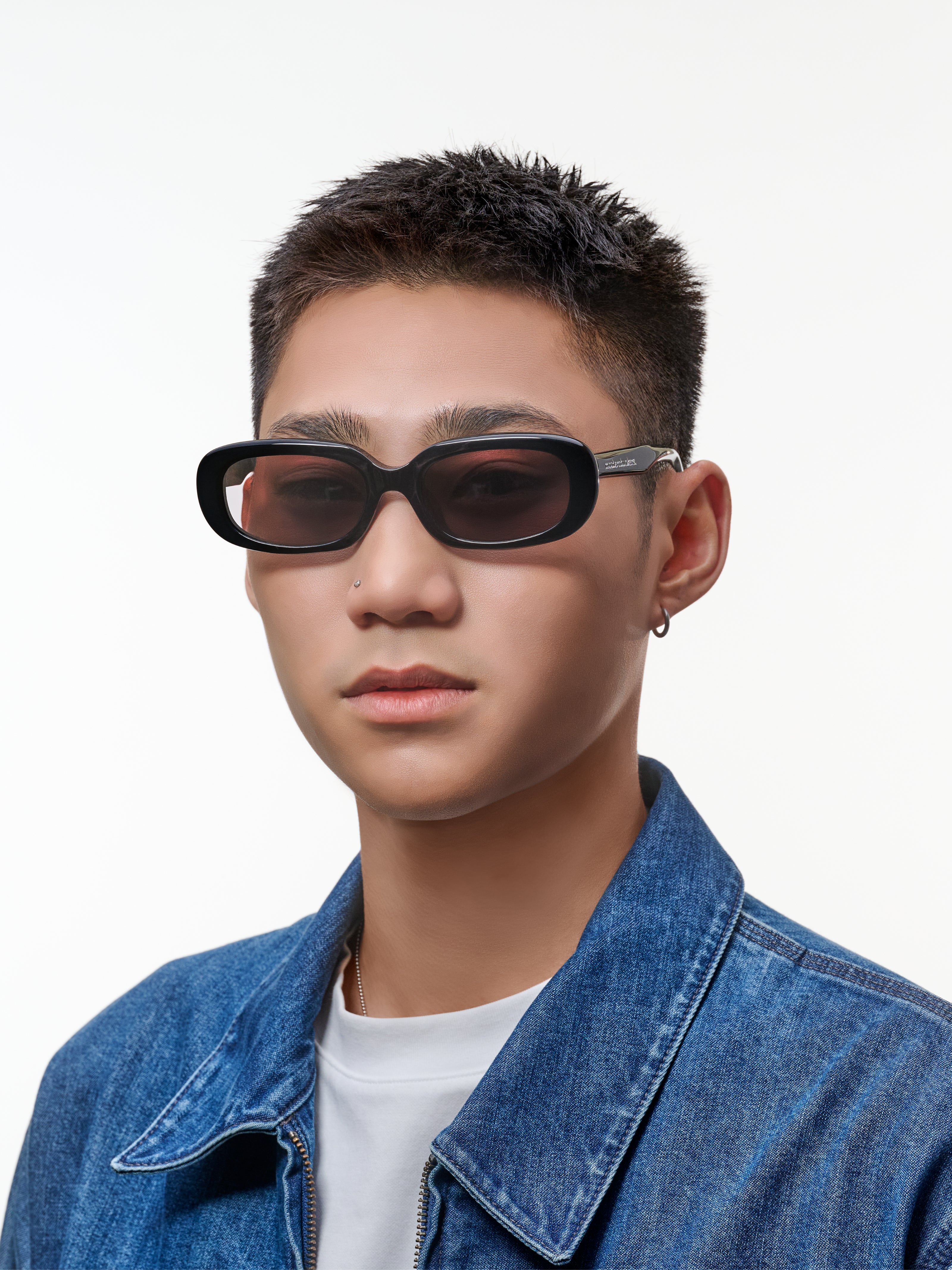 Black Oval Sunglasses