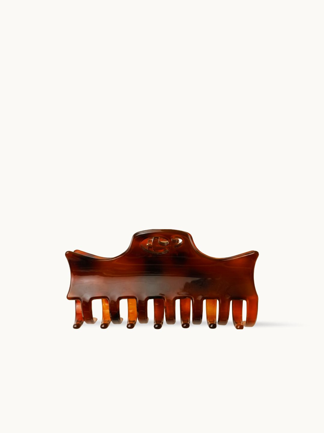 Tortoiseshell Claw Clip in Brown